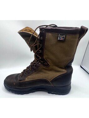 Danner Mens Size 9.5 Gore-Tex 800 Gram Insulated Combat Boots USA Brown Olive Vi